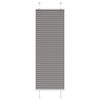 vidaXL Pleated Blind Anthracite 45x150 cm Fabric Width 44.4 cm Polyester