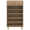 vidaXL Shoe Cabinet Artisian Oak 60 x 35 x 105 cm Engineered Wood