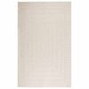 vidaXL Rug ZIZUR Cream 160x230 cm Jute Look Indoor and Outdoor