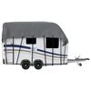 vidaXL Caravan Roof Cover Grey 500x300 cm Non-woven Fabric