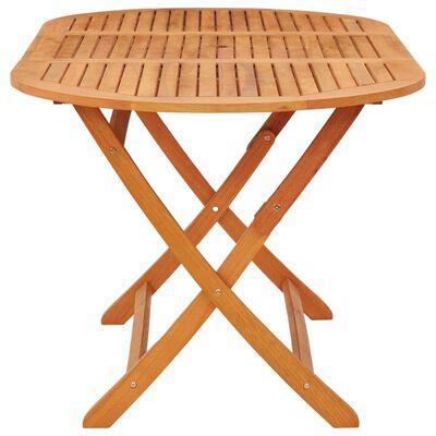 vidaXL Folding Garden Table 160x85x75 cm Solid Eucalyptus Wood