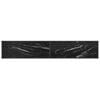 vidaXL TV Cabinet Black Marble 220x40x40.5 cm Tempered Glass