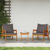 vidaXL Bistro Set Brown 45 x 45 x 38cm Solid Acacia wood