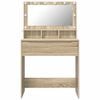 vidaXL Bedroom Dressing Tables Sonoma Oak 80 x 39.6 x 135 cm