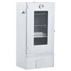 vidaXL BBQ Oven Smoker with 1kg Wood Chips 44,5x29x83 cm