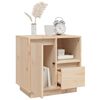 vidaXL Bedside Cabinets 2 pcs 50x34x50 cm Solid Wood Pine