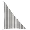 vidaXL Sunshade Sail 4 x 5 x 6.8 m HDPE Triangular