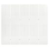 vidaXL 5-Panel Room Divider White 200x180 cm Steel