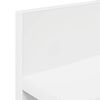 vidaXL Wall-Mounted Coat Rack White 60 x 10.5 x 18 cm Engineered wood