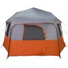 vidaXL Instant Tent ALTA Grey and Orange 458 x 458 x 230 cm Steel