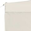 vidaXL Professional Folding Party Tent with Walls Aluminium 4.5x3 m Cream