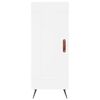 vidaXL Highboard White 34.5x34x180 cm Engineered Wood