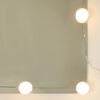 vidaXL Mirror Cabinet with LED Grey Sonoma 60x31.5x62 cm