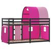 vidaXL Bunk Bed without Mattress Pink 80x200 cm Solid Wood Pine