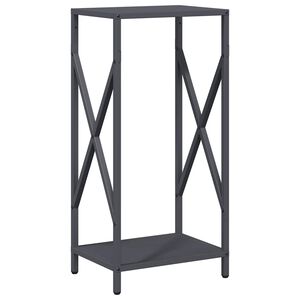 vidaXL Firewood Rack Anthracite 34x25x70 cm Cold-rolled steel