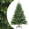 vidaXL Artificial Hinged Christmas Tree Green 120 cm PVC, PE and steel