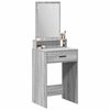 vidaXL Dressing Table Grey Sonoma 50 x 41 x 140 cm Engineered Wood