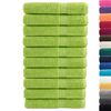 vidaXL Premium Sauna Towels SOLUND 10 pcs Apple Green 80x200 cm 600 gsm