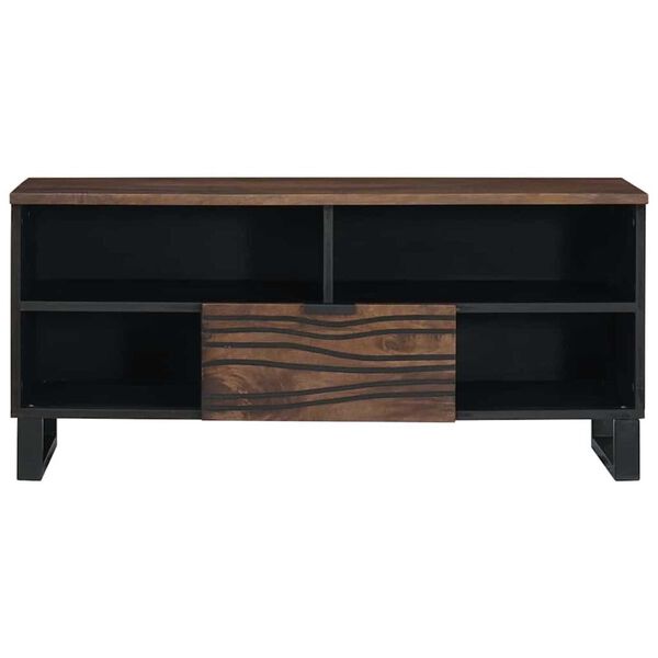 vidaXL TV Units with Drawer Walnut 105 x 33 x 46 cm Engineered wood
