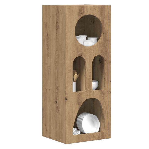 vidaXL Sideboard Artisan Oak 40 x 35 x 100.5 cm Engineered Wood