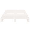 vidaXL Pallet Bed without Mattress White Single Solid Wood