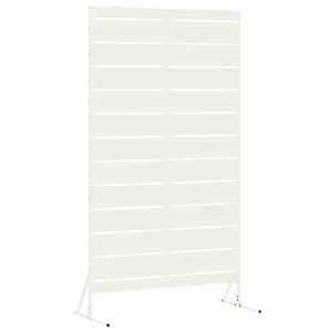vidaXL Privacy Screen 100 x 50 x 180 cm Steel White