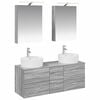 vidaXL Bathroom Furniture Set 5 pcs Grey Sonoma