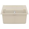vidaXL Sink Beige 780 x 500 mm 80% Quartz and 20% Resin