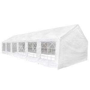 vidaXL Tent Fabric without Frame White 12 x 6 m PE