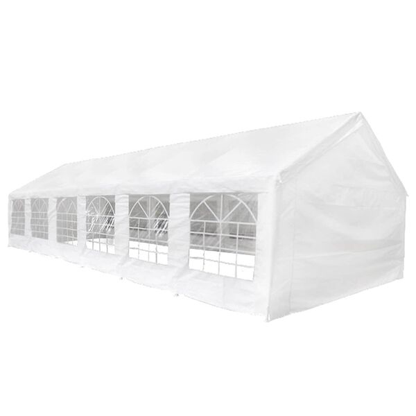 vidaXL Tent Fabric without Frame White 12 x 6 m PE