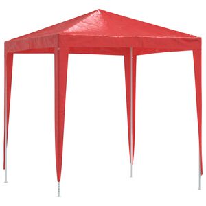 vidaXL Party Tent 200 x 200 x 240 cm Red PE and Steel