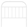 vidaXL Metal Headboard White 100 cm