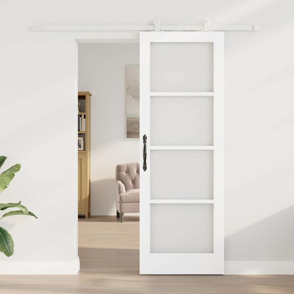 vidaXL Sliding Door ORKDAL White 73.5 x 211 cm
