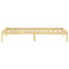 vidaXL Bed Frame without Mattress Solid Wood 100x200 cm