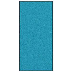 vidaXL Doormat Other Cyan and Black 120 x 250 cm Polyamide and PVC
