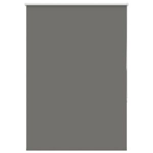 vidaXL Roller Blind Blackout Grey 105x150 cm Fabric Width 100.7 cm Polyester