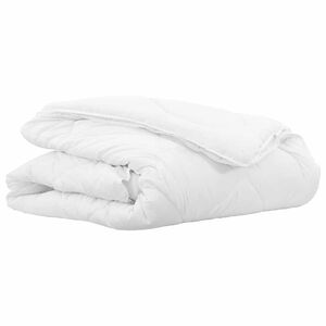 vidaXL Quilts & Duvets White 155 x 220 cm Polyester