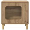 vidaXL Cat House Artisian Oak 51 x 30 x 52 cm Engineered Wood