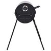 vidaXL Barrel Grill with 2 Cooking Grids Black 80x95x90 cm Steel