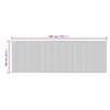 vidaXL Rug Rectangular Black 100x300 cm Bamboo