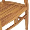 vidaXL 7 Piece Garden Dining Set Solid Teak Wood