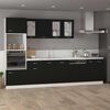 vidaXL Bottom Cabinet Black 60x46x81.5 cm Engineered Wood