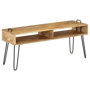 vidaXL TV Stand | Natural wood and black