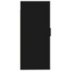 vidaXL Wall Mounted TV Cabinet Black 40x34,5x80 cm