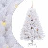 vidaXL Artificial Christmas Tree 150 cm PVC and Steel White