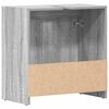vidaXL Bathroom Cabinet Grey Sonoma 60x33x61 cm Engineered Wood