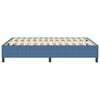 vidaXL Platform Bed Frame Blue 140 x 200 cm Fabric