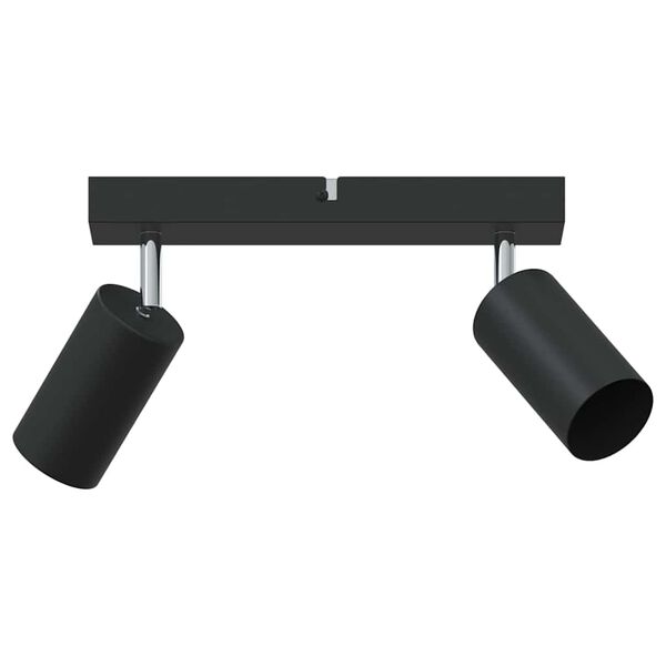 vidaXL Ceiling Spotlight Black 26 x 5.5 x 16.5 cm Metal