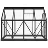 vidaXL Greenhouse Replacement Frame Anthracite 155x200.5x191 cm Aluminium