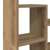 vidaXL Bookcase Artisian Oak 72x20x120.5 cm Engineered Wood